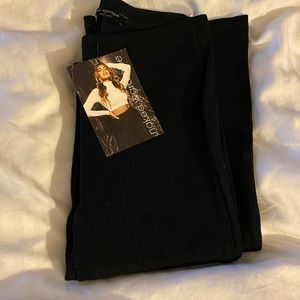 Black Naked Wardrobe Material Pants